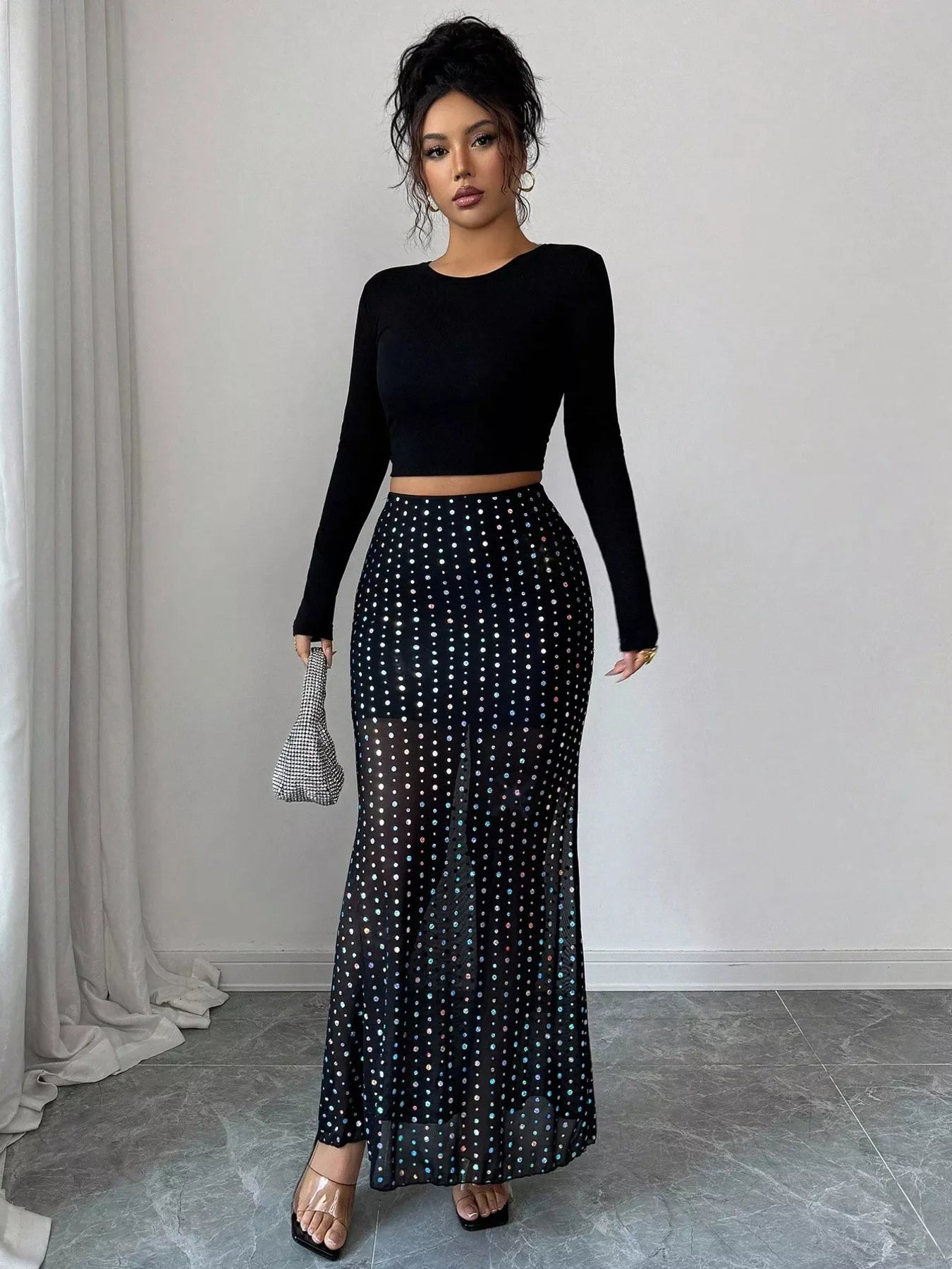 Polka Dot Maxi Skirt - Flip Flop Dynasty