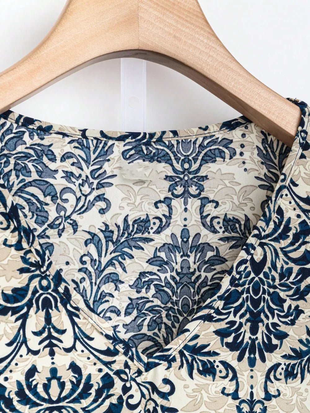 Printed Ruffled Cap Sleeve Top and Pants Set - Flip Flop Dynasty