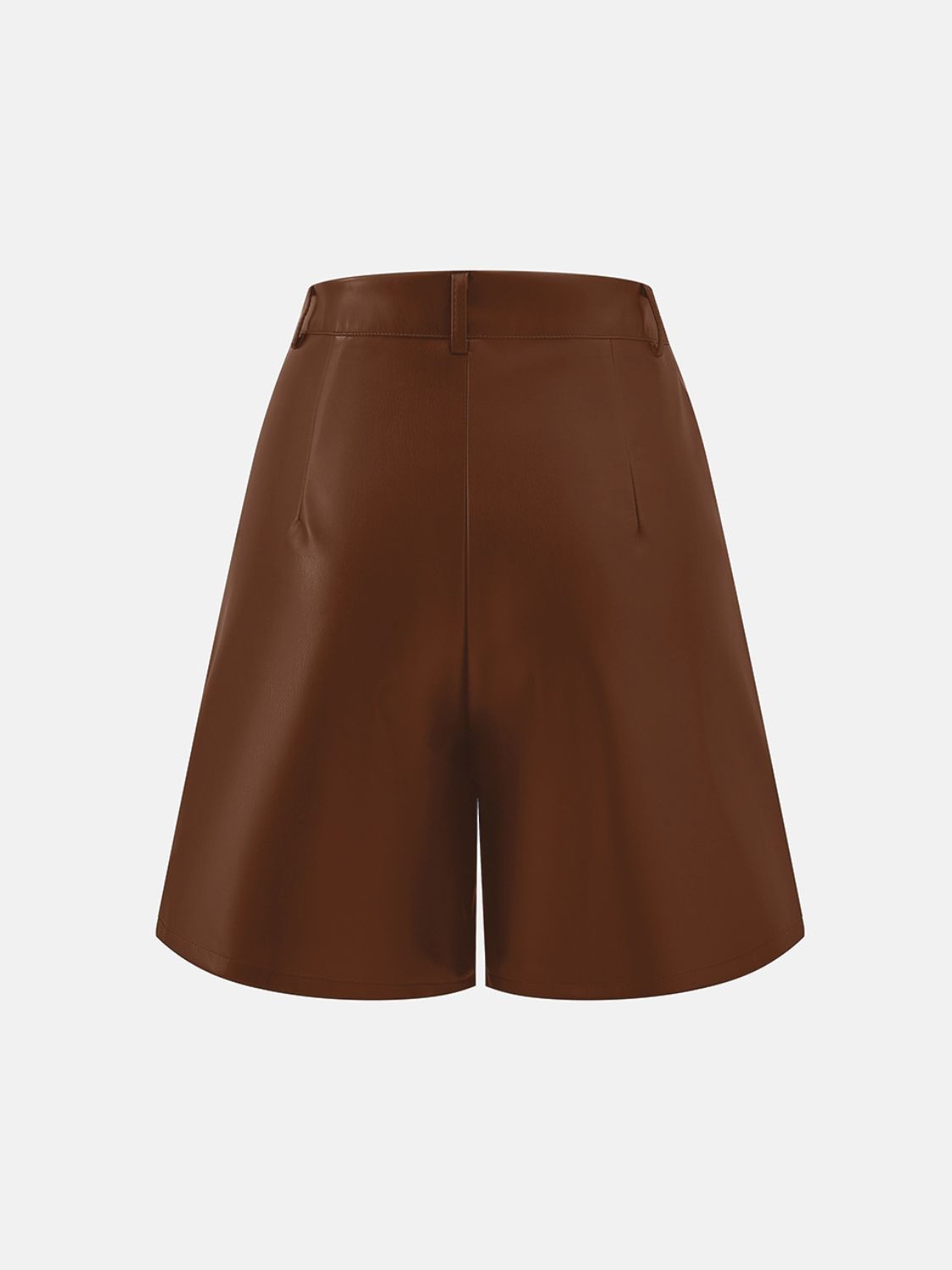 PU Leather High Rise Shorts - Flip Flop Dynasty