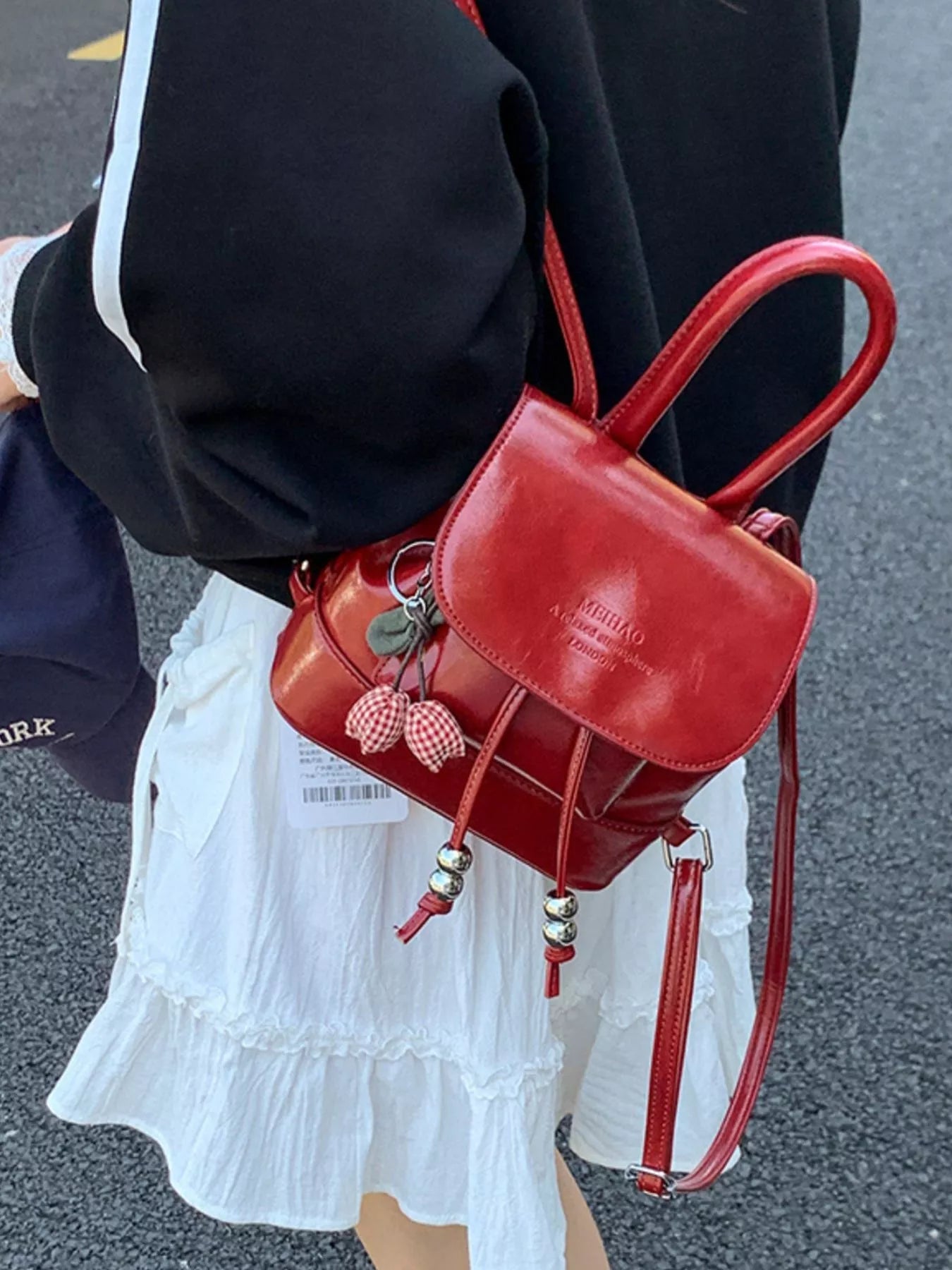PU Leather Mini Backpack Bag - Flip Flop Dynasty