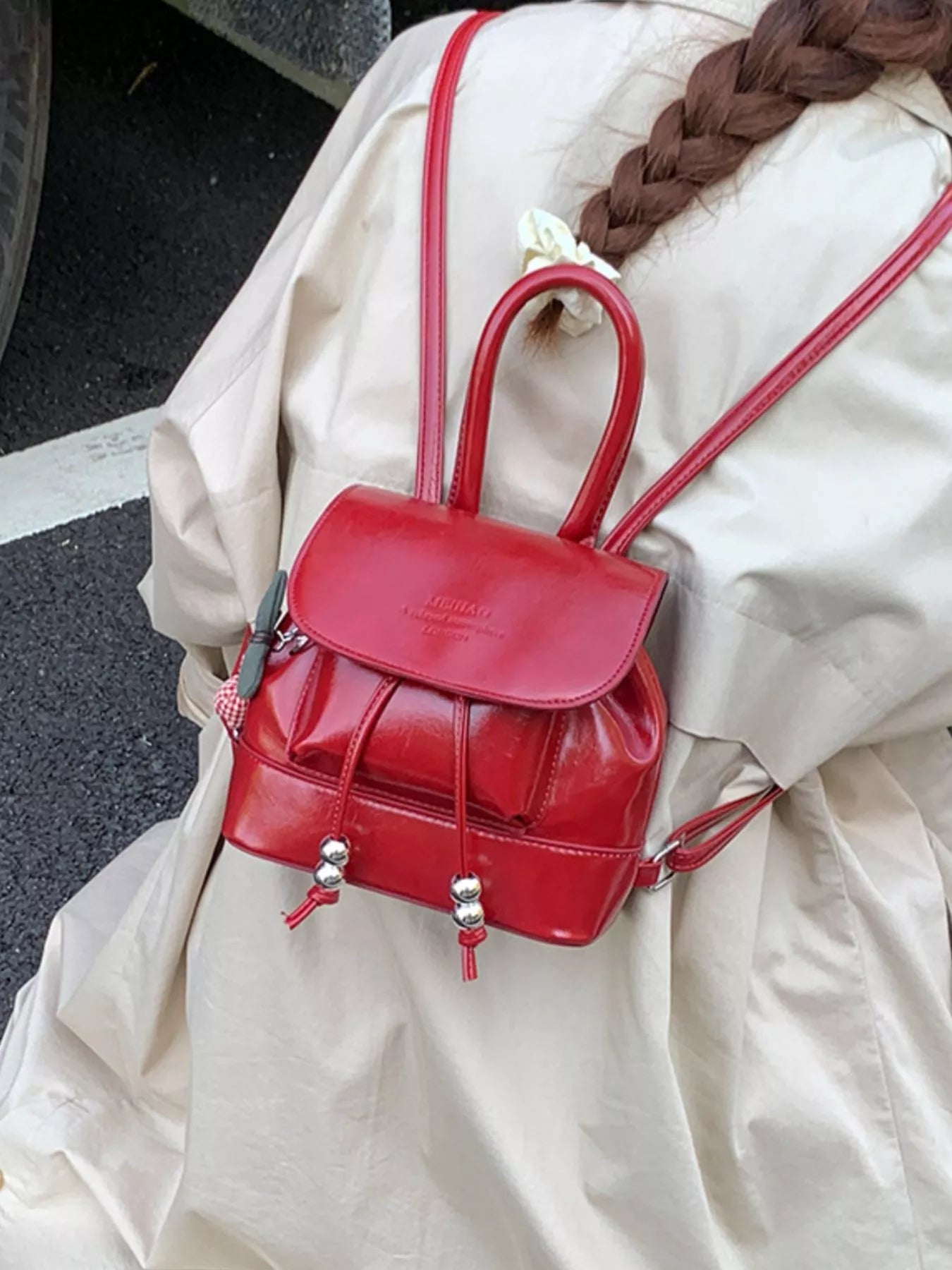 PU Leather Mini Backpack Bag - Flip Flop Dynasty