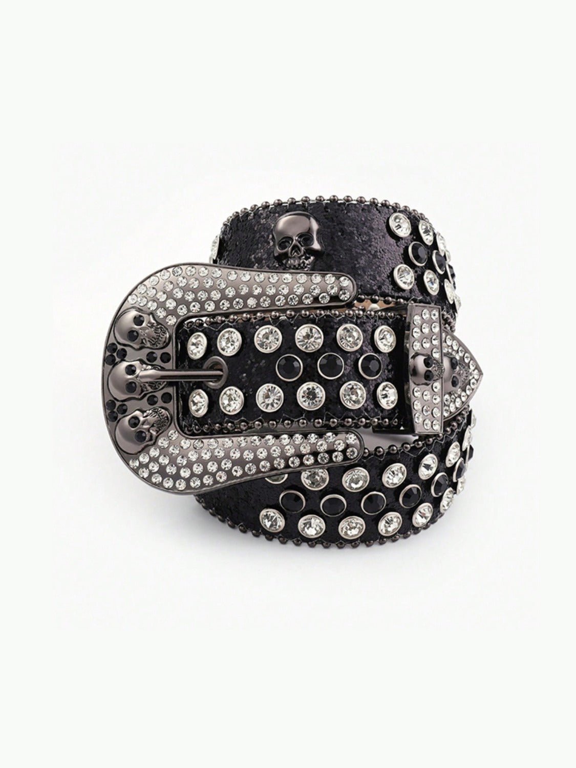 PU Leather Skull Belt - Flip Flop Dynasty