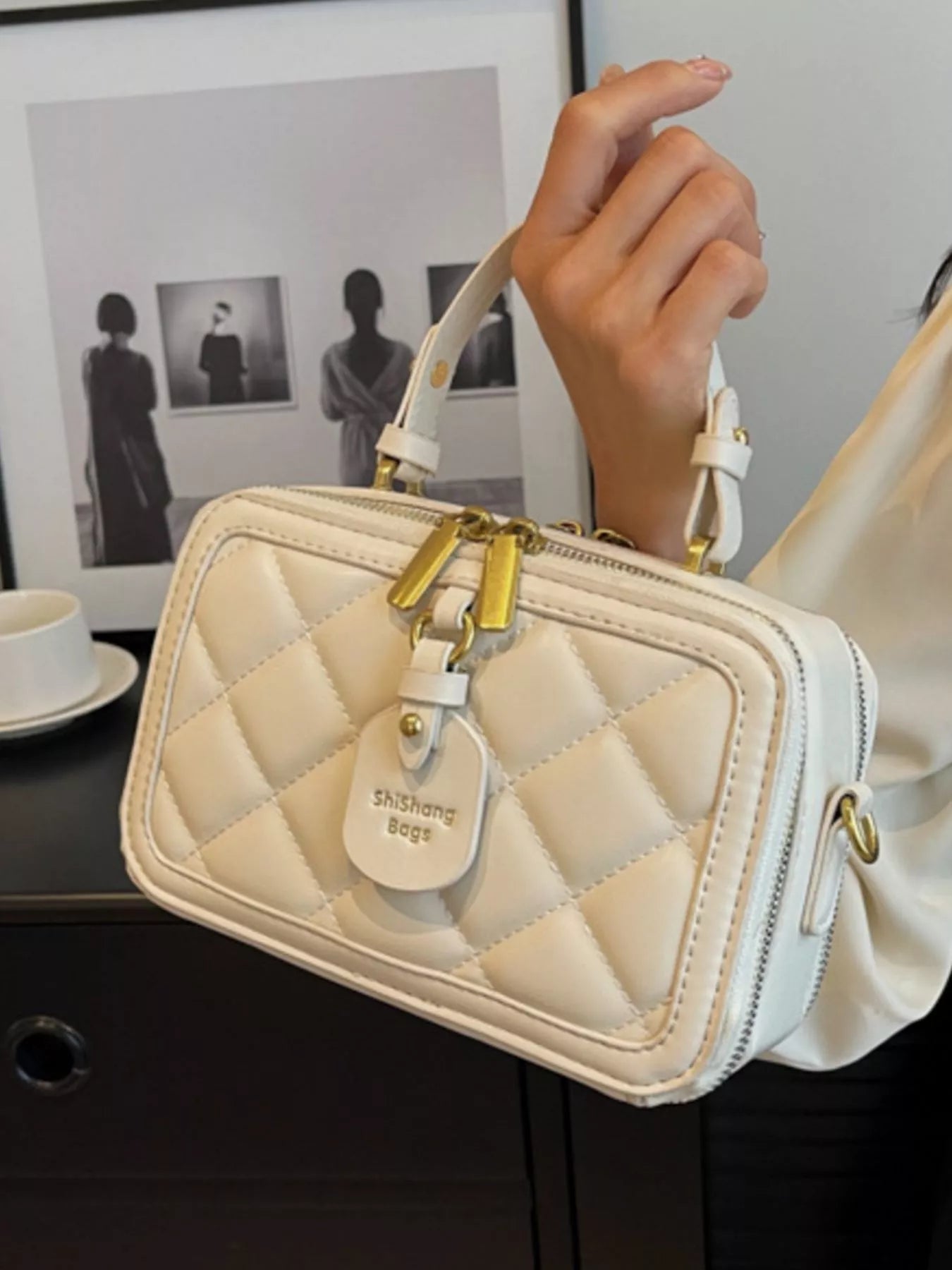 Quilted Boxy Crossbody Bag - Flip Flop Dynasty