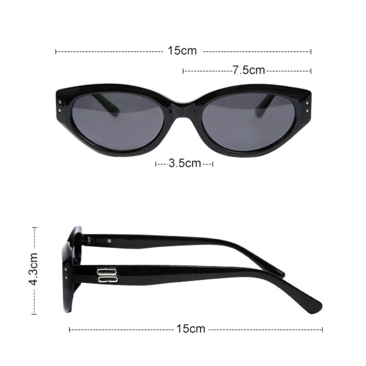 Retro Oval Frame Sunglasses - Flip Flop Dynasty