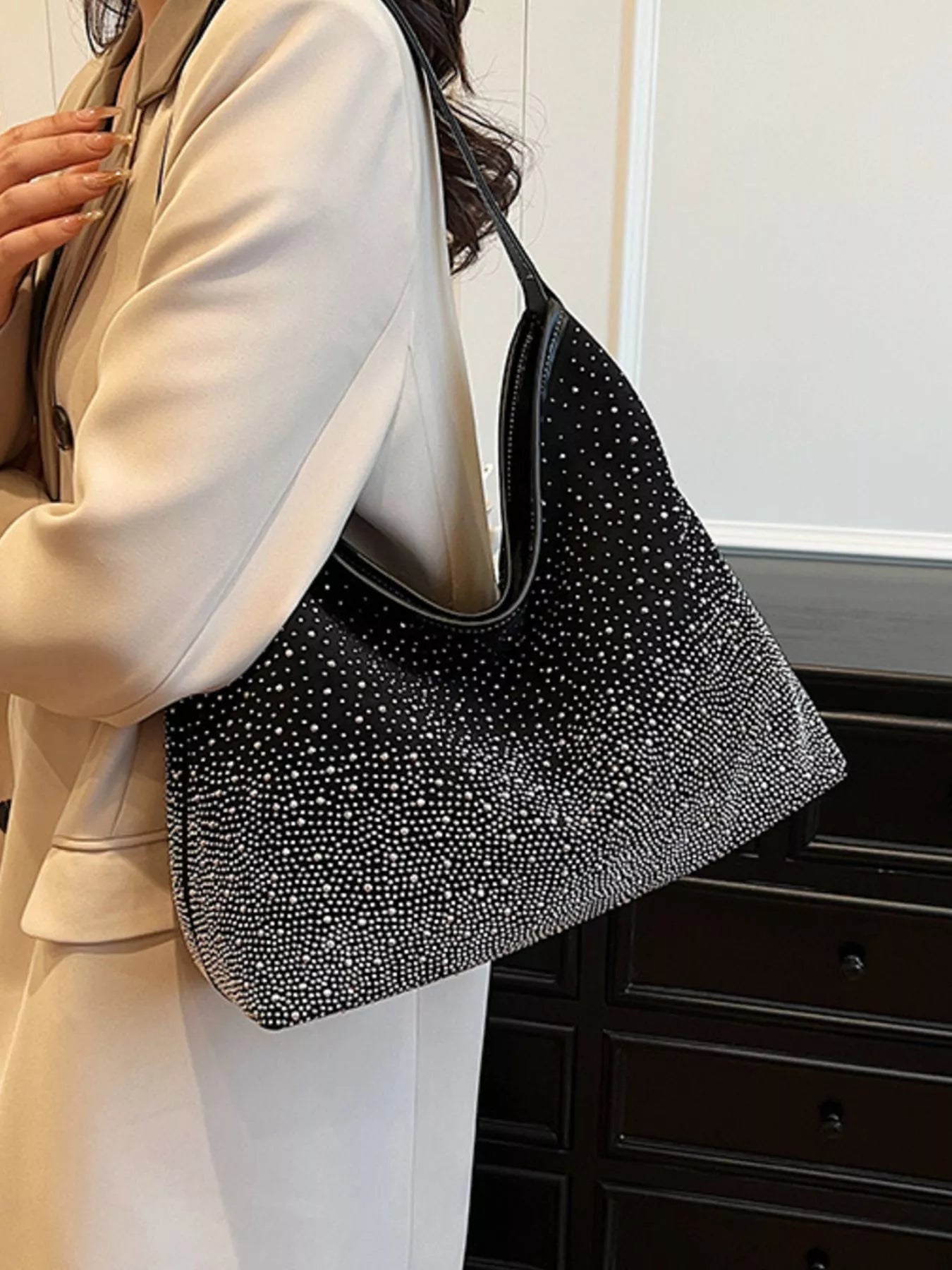 Rhinestone Tote Bag - Flip Flop Dynasty