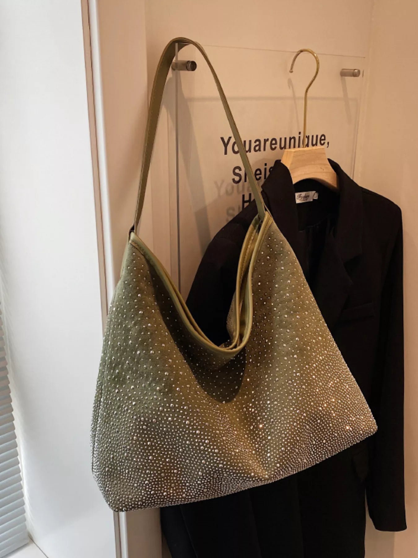 Rhinestone Tote Bag - Flip Flop Dynasty