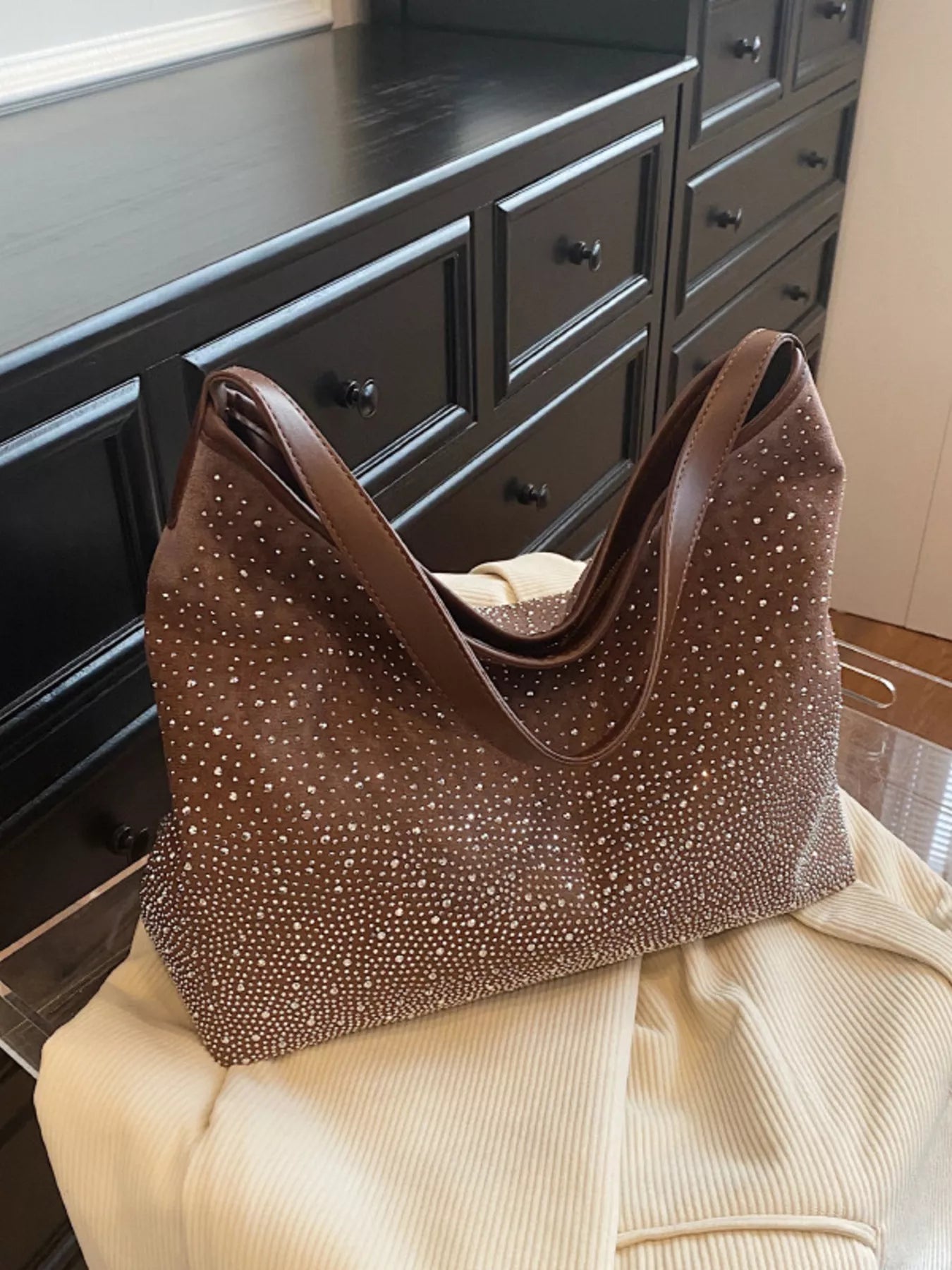 Rhinestone Tote Bag - Flip Flop Dynasty