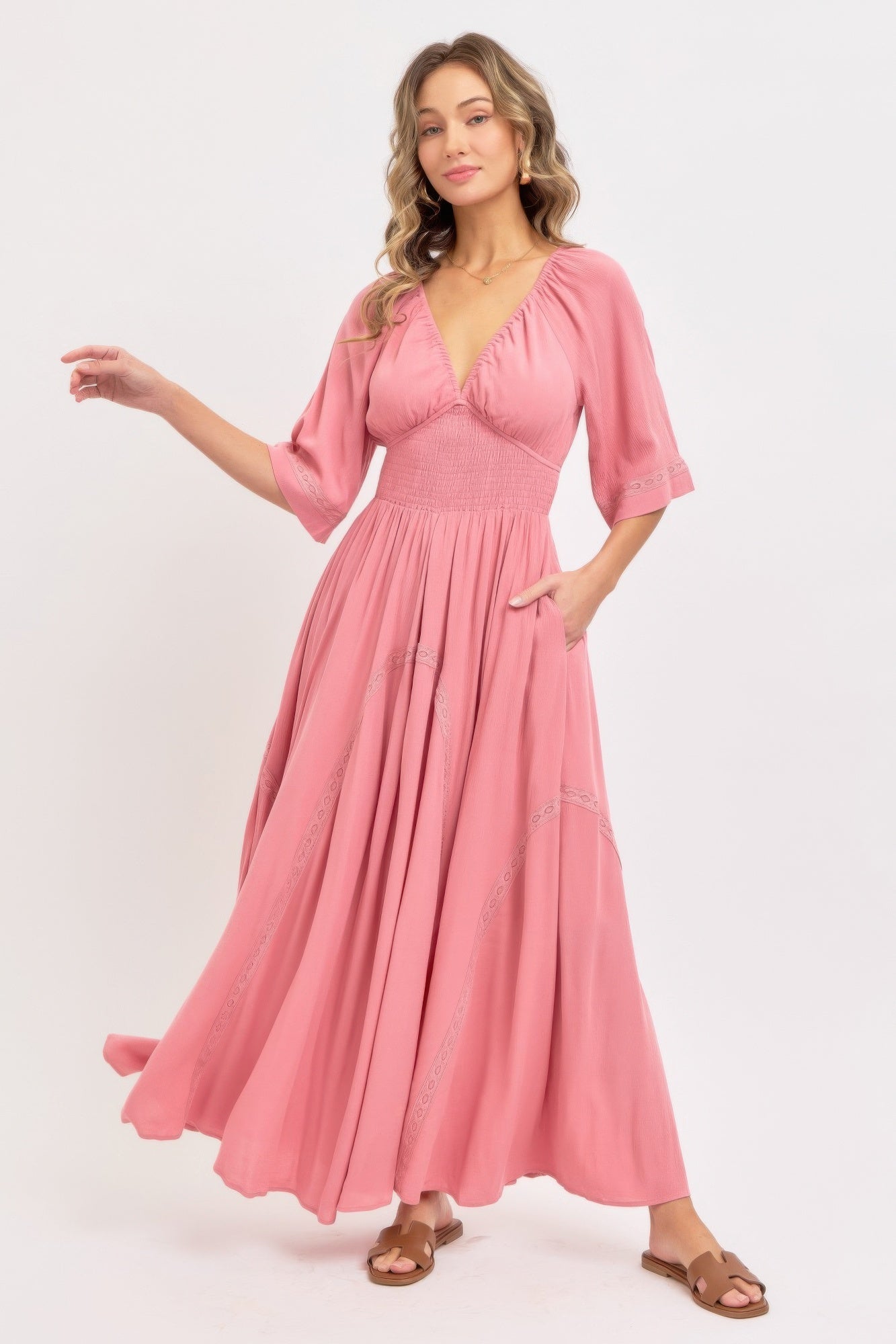 Romantic Flowy Maxi Dress - Flip Flop Dynasty