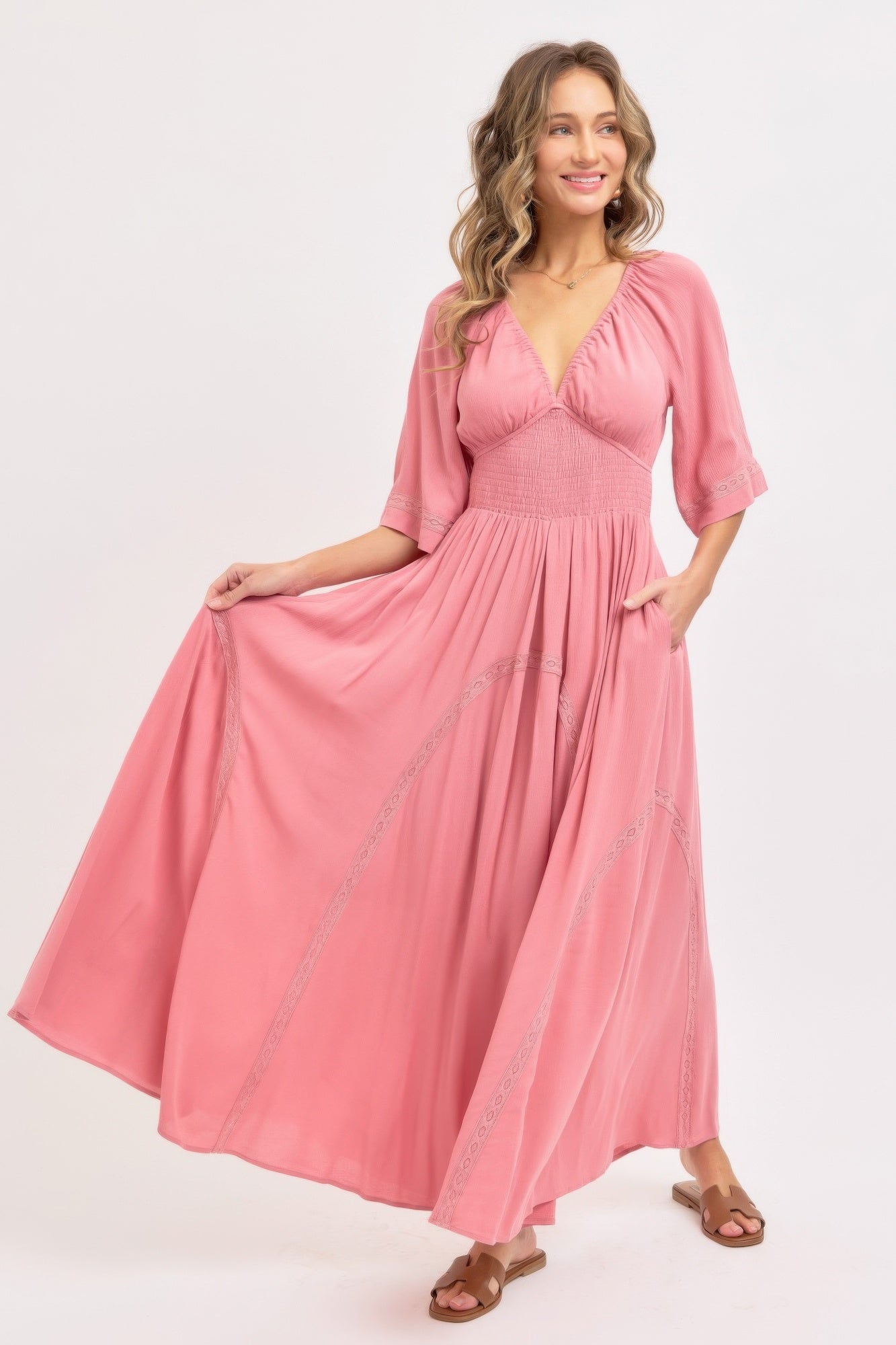 Romantic Flowy Maxi Dress - Flip Flop Dynasty