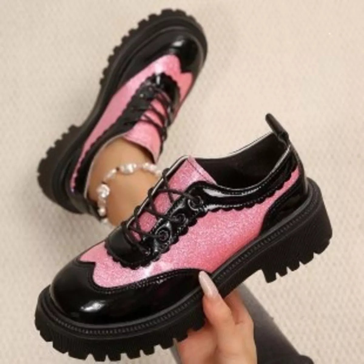 Round Toe Platform Loafers - Flip Flop Dynasty