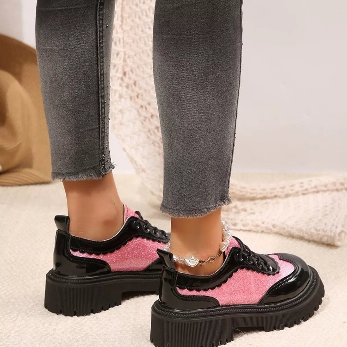 Round Toe Platform Loafers - Flip Flop Dynasty
