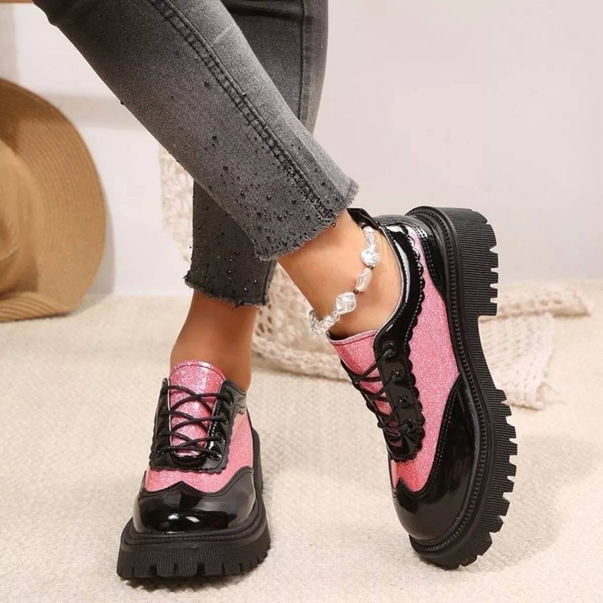 Round Toe Platform Loafers - Flip Flop Dynasty
