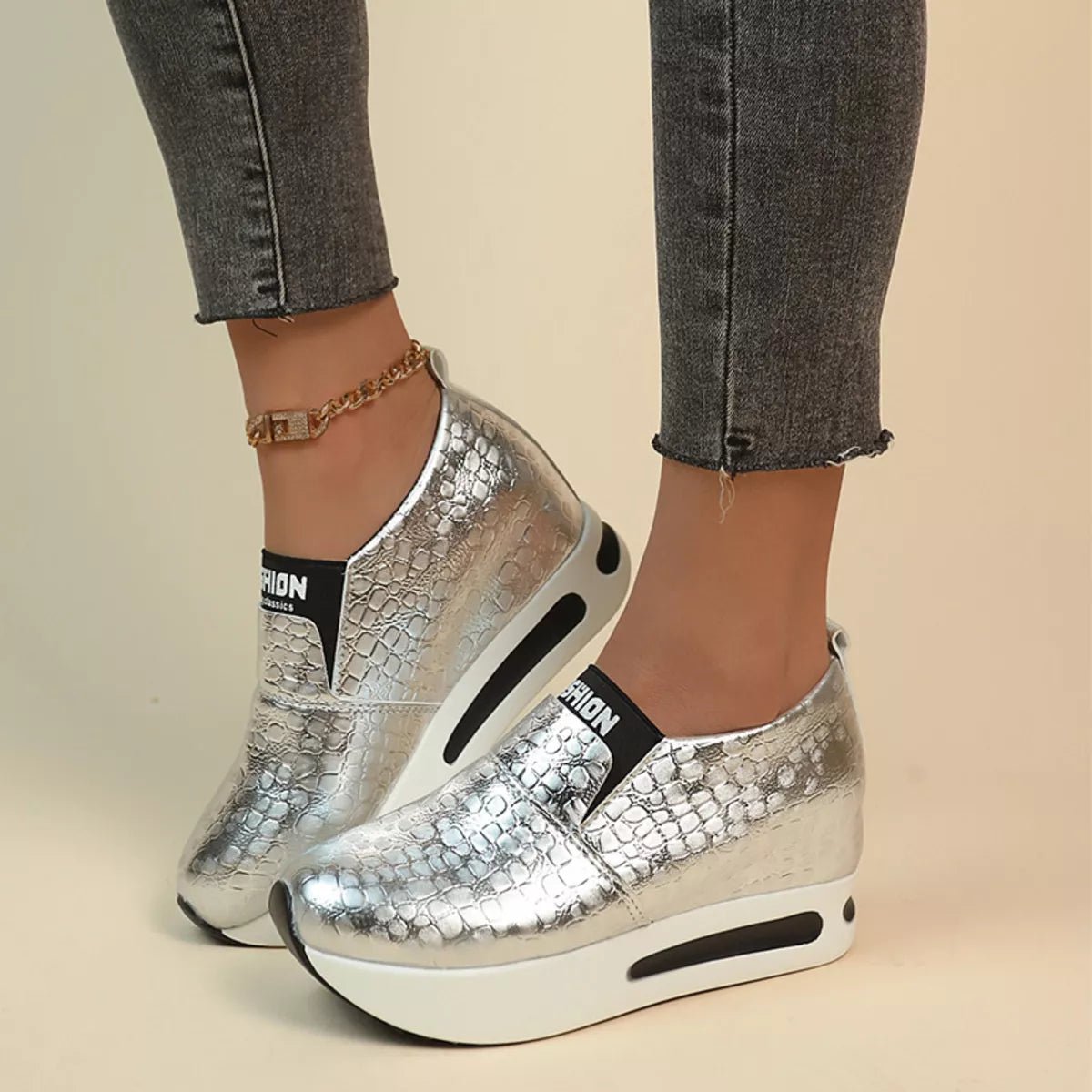 Round Toe Platform Slip - Ons - Flip Flop Dynasty