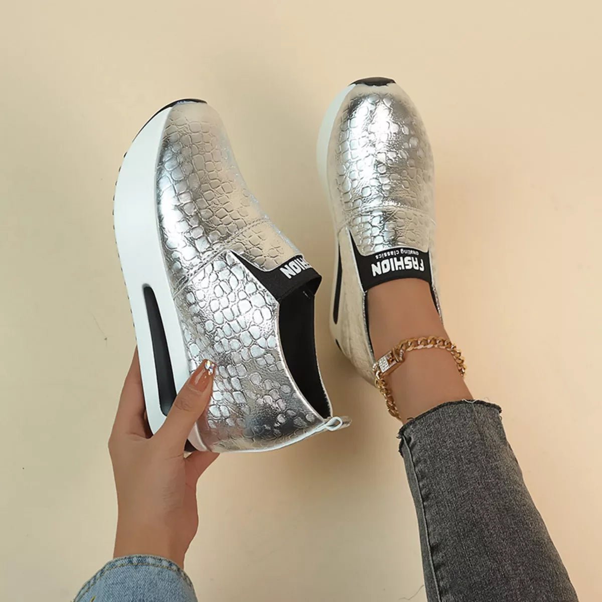 Round Toe Platform Slip - Ons - Flip Flop Dynasty