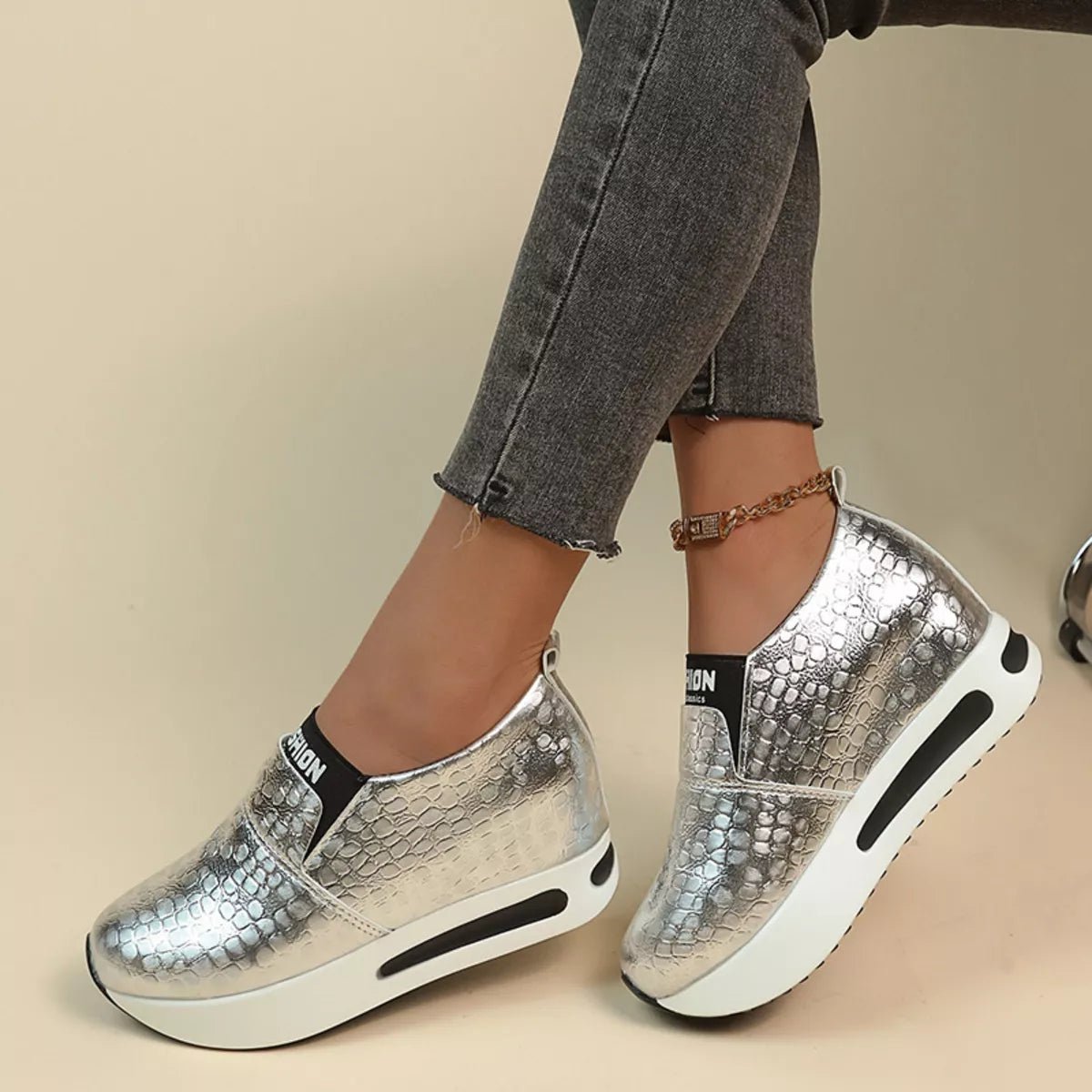 Round Toe Platform Slip - Ons - Flip Flop Dynasty