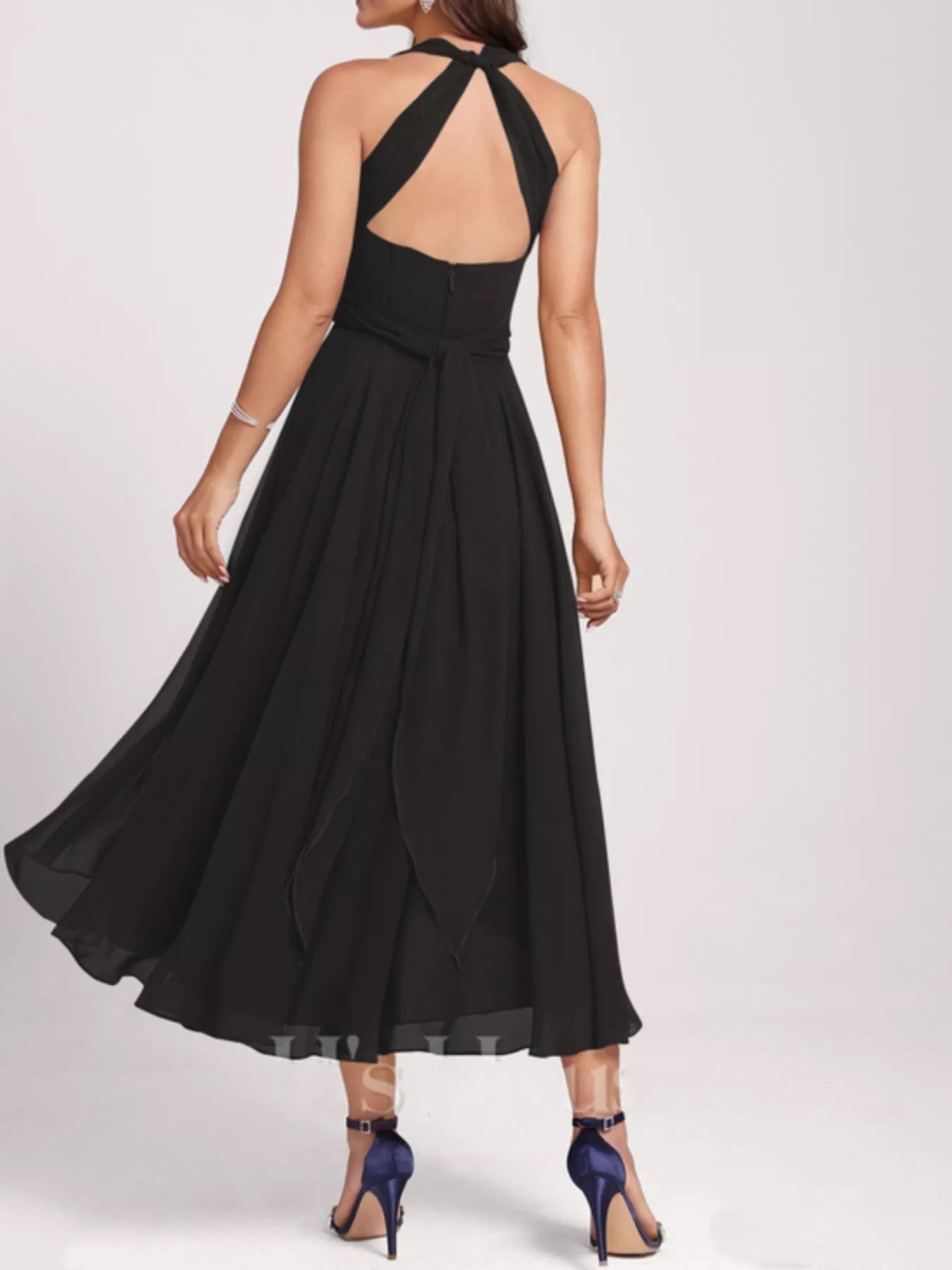 Ruched A-Line Midi Dress - Flip Flop Dynasty