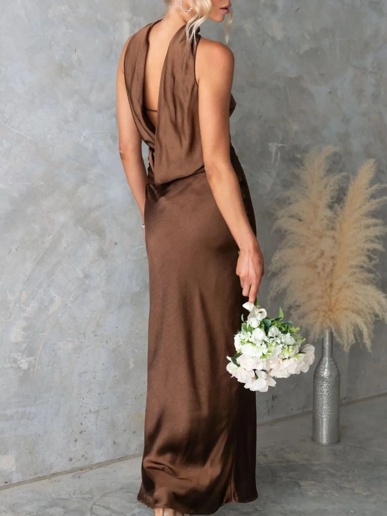 Satin Tube Maxi Dress - Flip Flop Dynasty