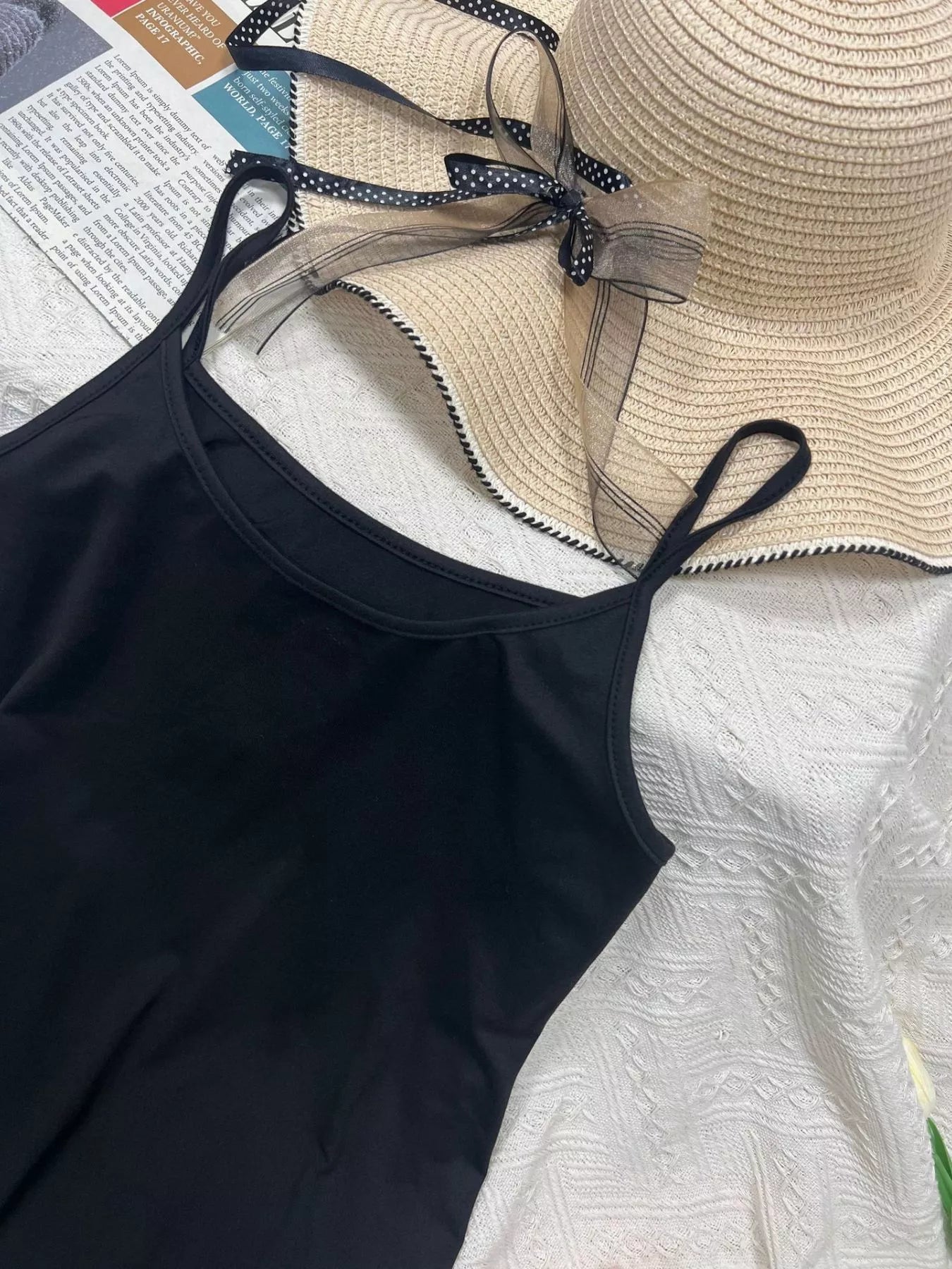 Scoop Neck Cami and Shorts Active Set - Flip Flop Dynasty