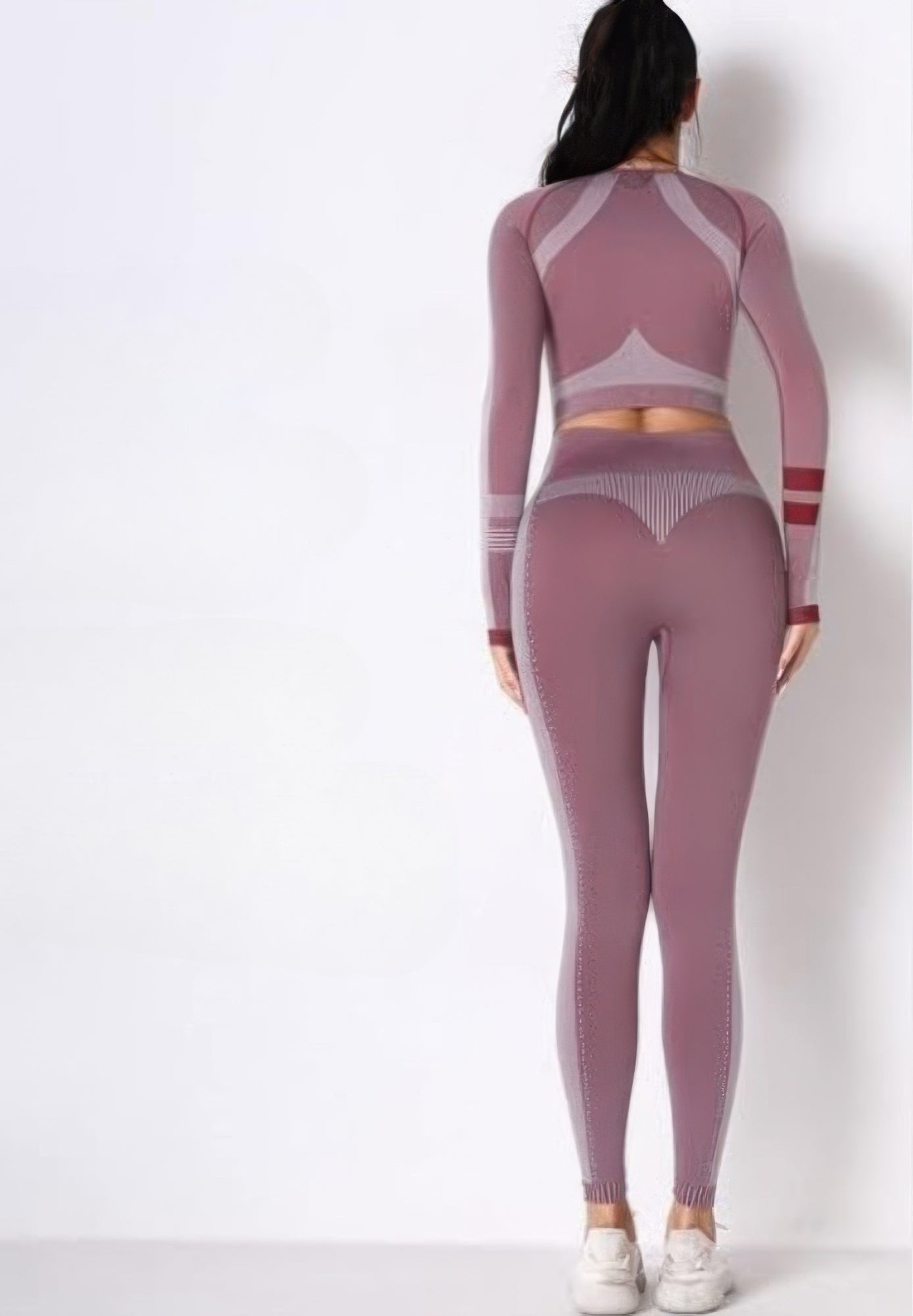 Seamless Long Sleeve Solid Yoga Set - Flip Flop Dynasty