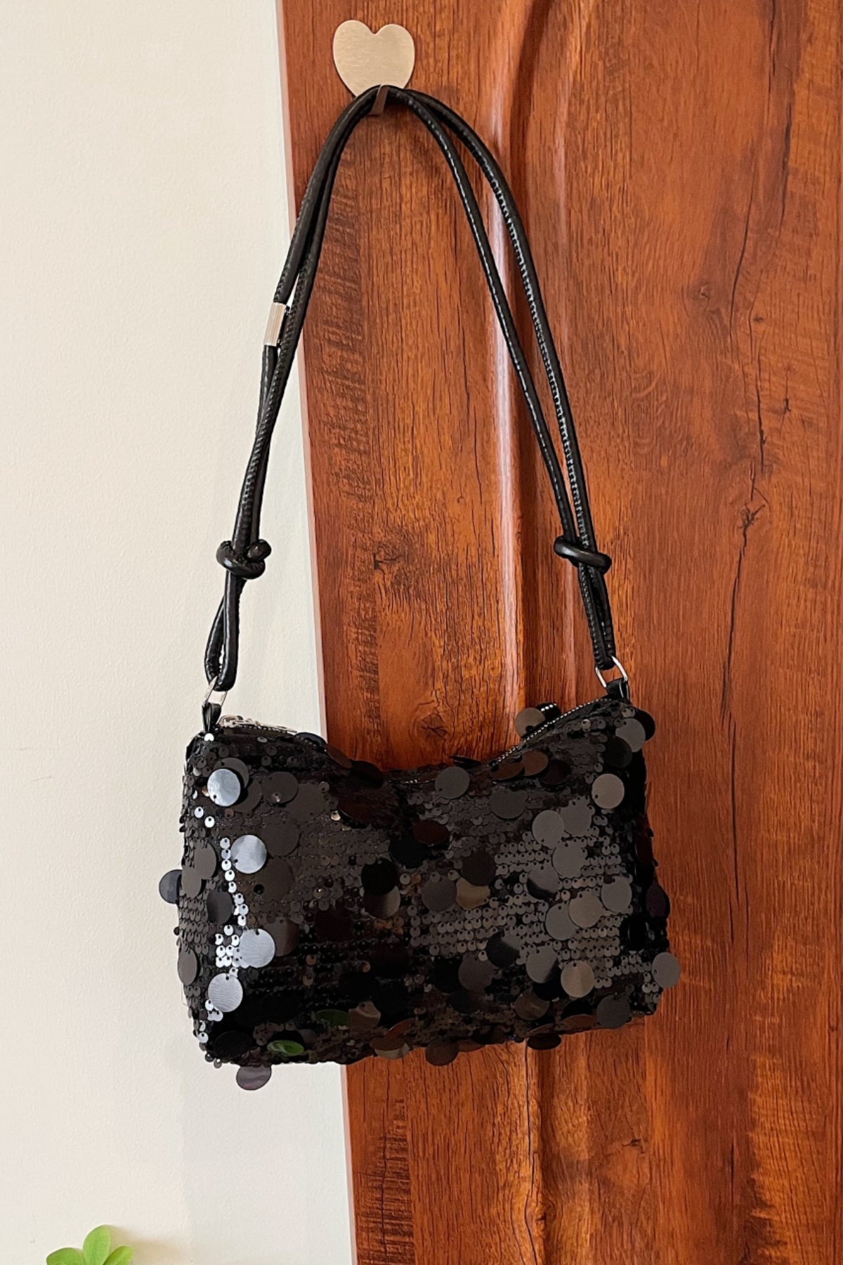 Sequin Knotted Straps Shoulder Bag - Flip Flop Dynasty