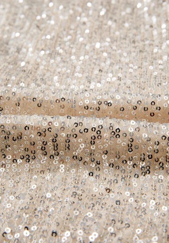 Sequin Surplice Long Sleeve Bodysuit - Flip Flop Dynasty