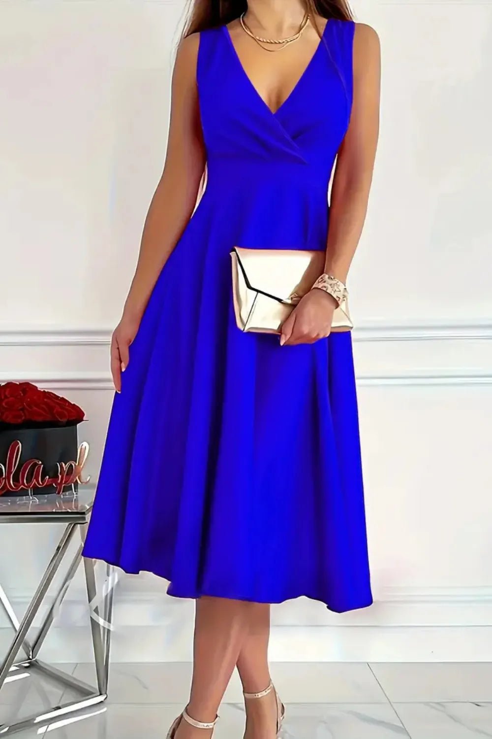 Sleeveless Midi Dress - Flip Flop Dynasty