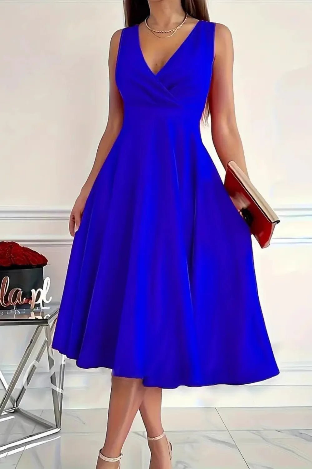 Sleeveless Midi Dress - Flip Flop Dynasty