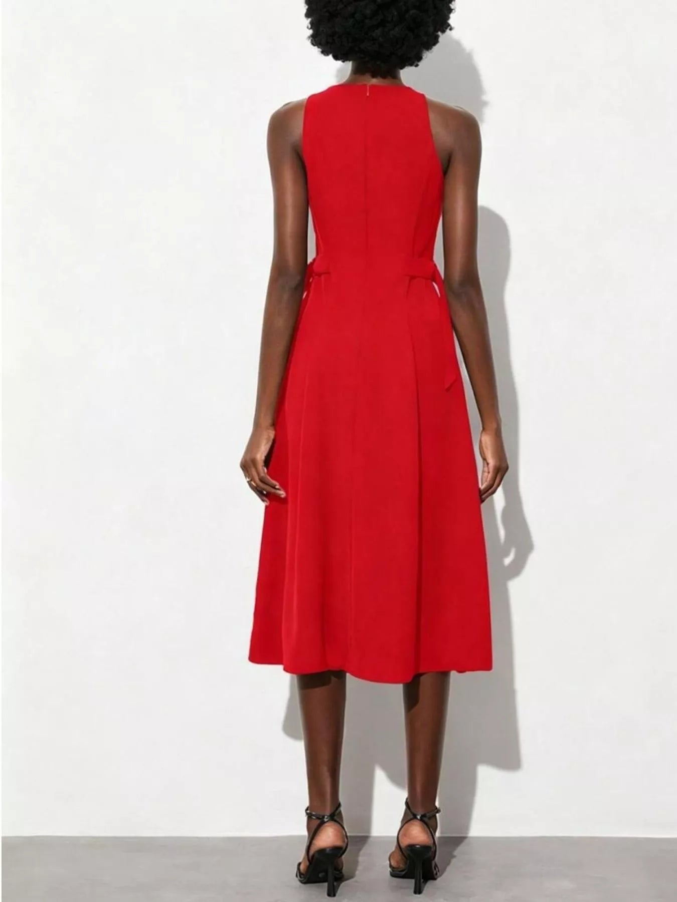 Sleeveless Solid Color Midi Dress - Flip Flop Dynasty