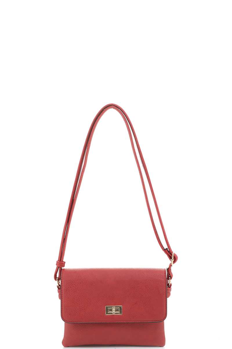 Smooth Colored Crossbody Bag - Flip Flop Dynasty