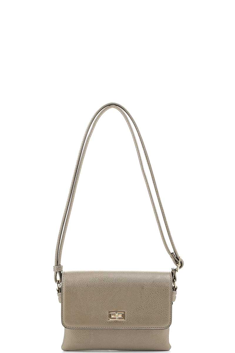 Smooth Colored Crossbody Bag - Flip Flop Dynasty