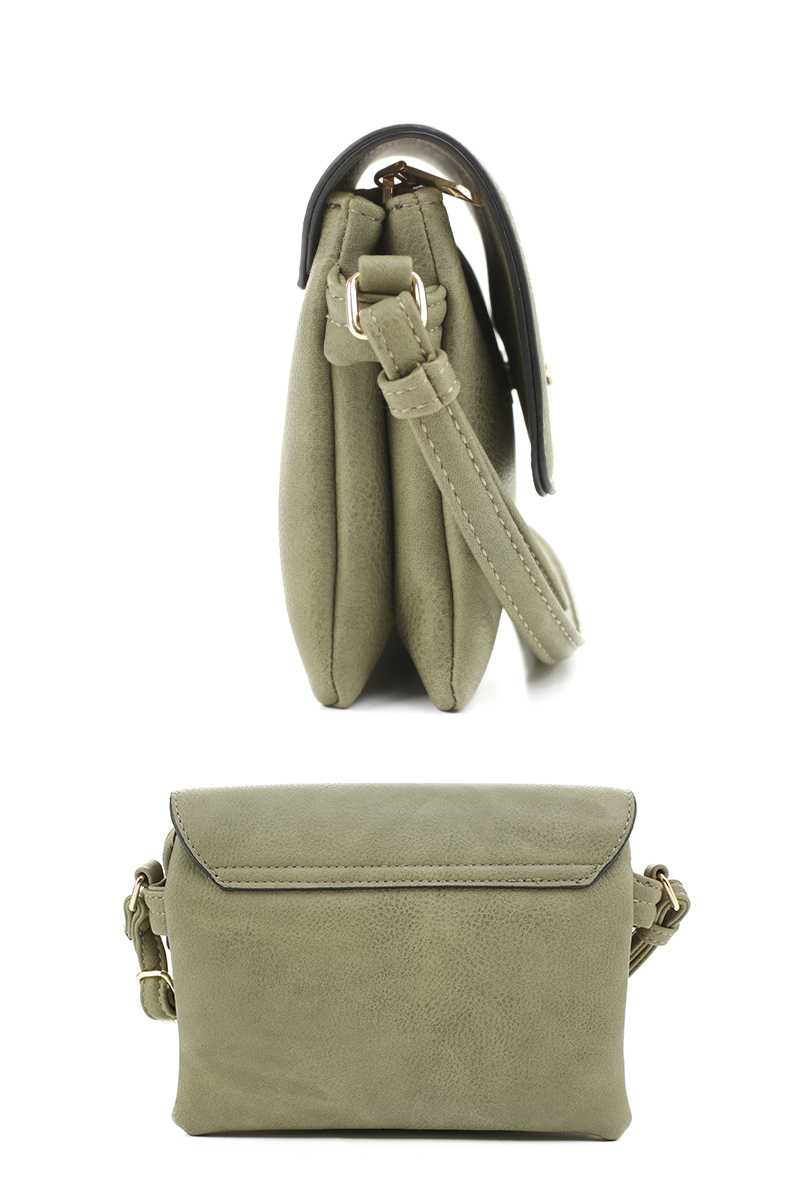 Smooth Colored Crossbody Bag - Flip Flop Dynasty