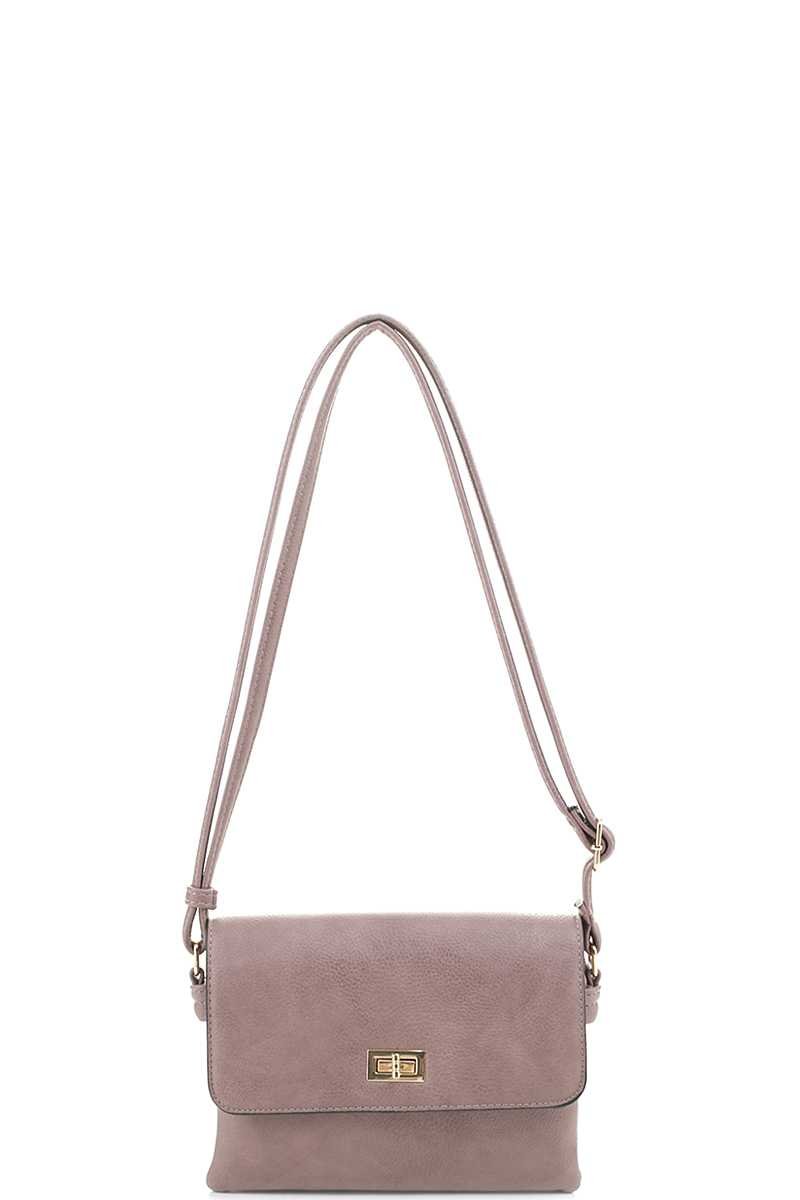 Smooth Colored Crossbody Bag - Flip Flop Dynasty