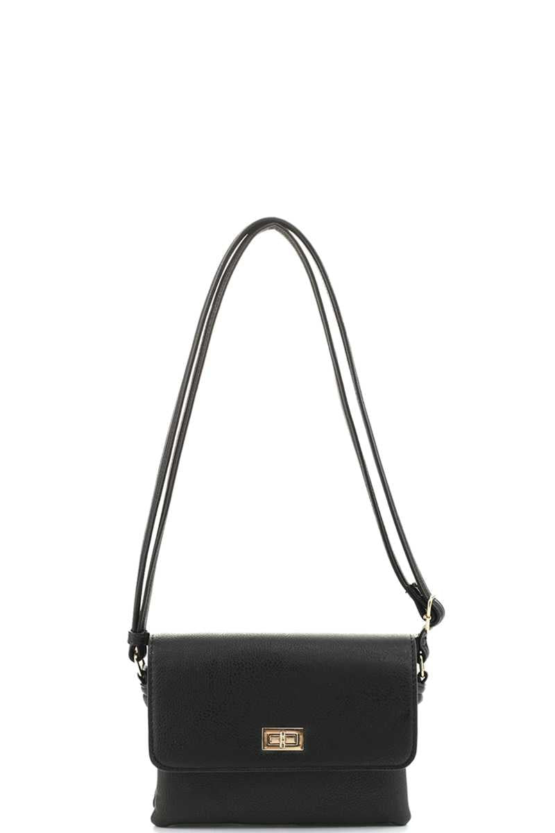 Smooth Colored Crossbody Bag - Flip Flop Dynasty