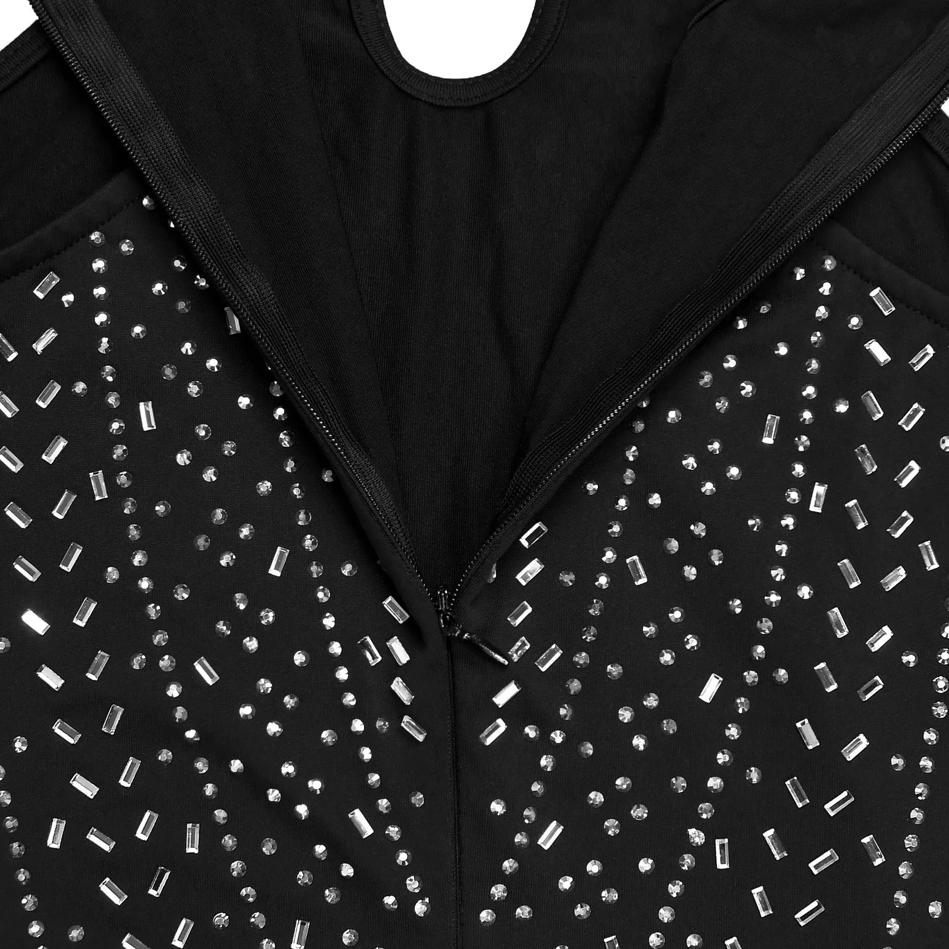 Sparkling Rhinestone Cutout Jumpsuit - Flip Flop Dynasty