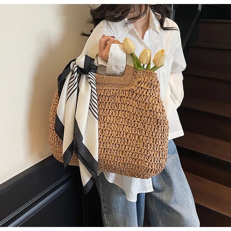 Straw Woven Handbag - Flip Flop Dynasty