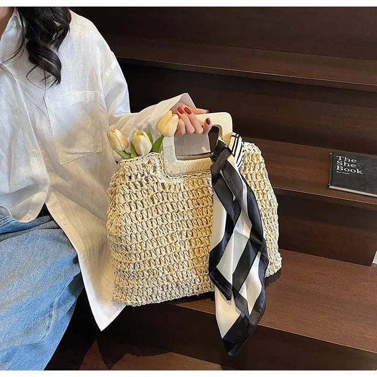 Straw Woven Handbag - Flip Flop Dynasty