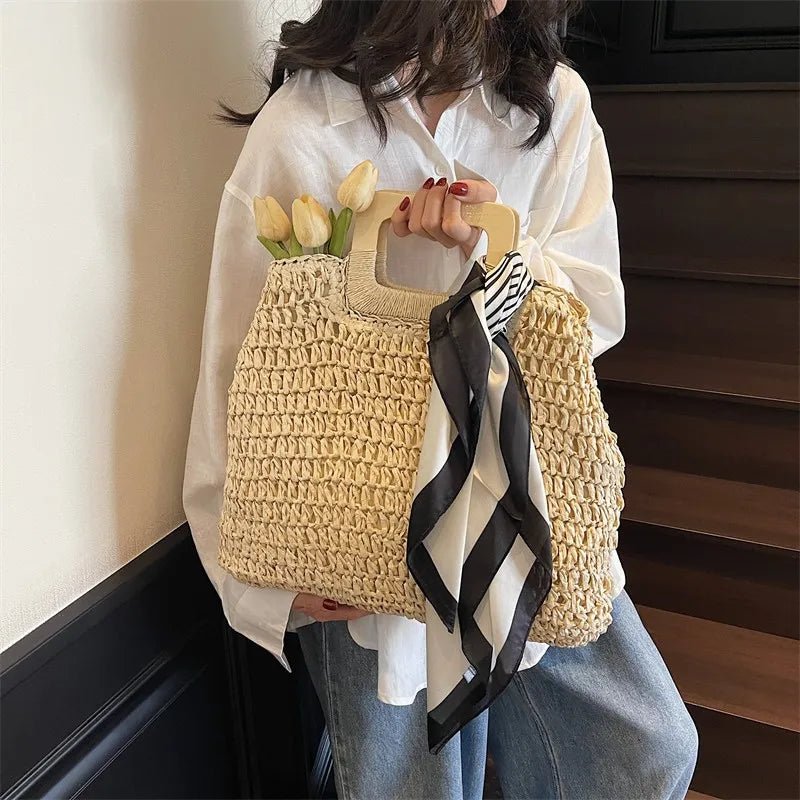Straw Woven Handbag - Flip Flop Dynasty