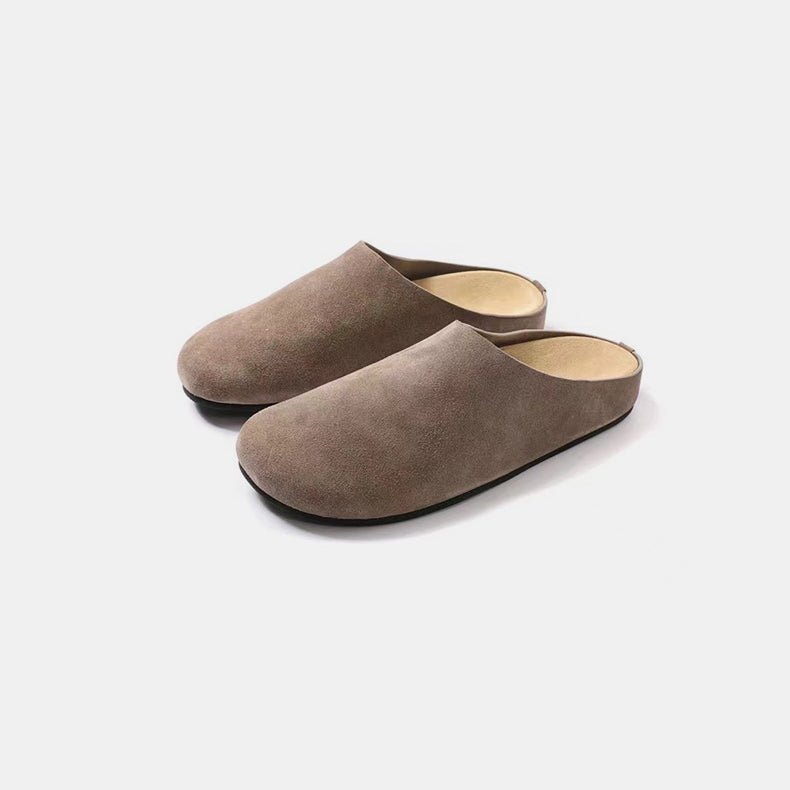 Suede Round Toe Slip - Ons - Flip Flop Dynasty