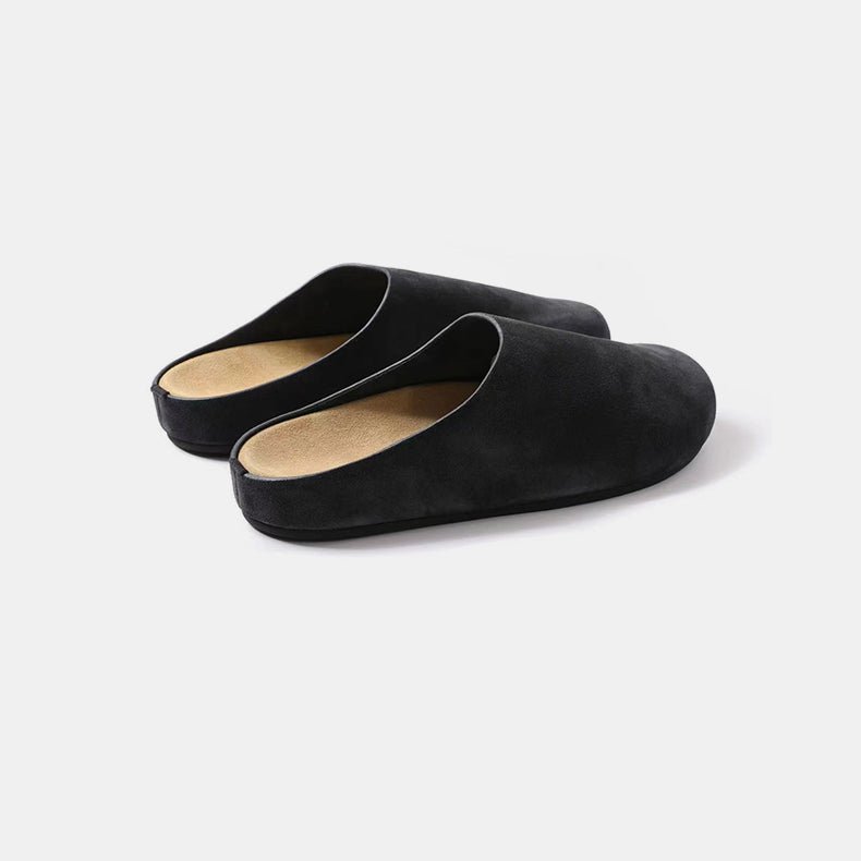 Suede Round Toe Slip - Ons - Flip Flop Dynasty