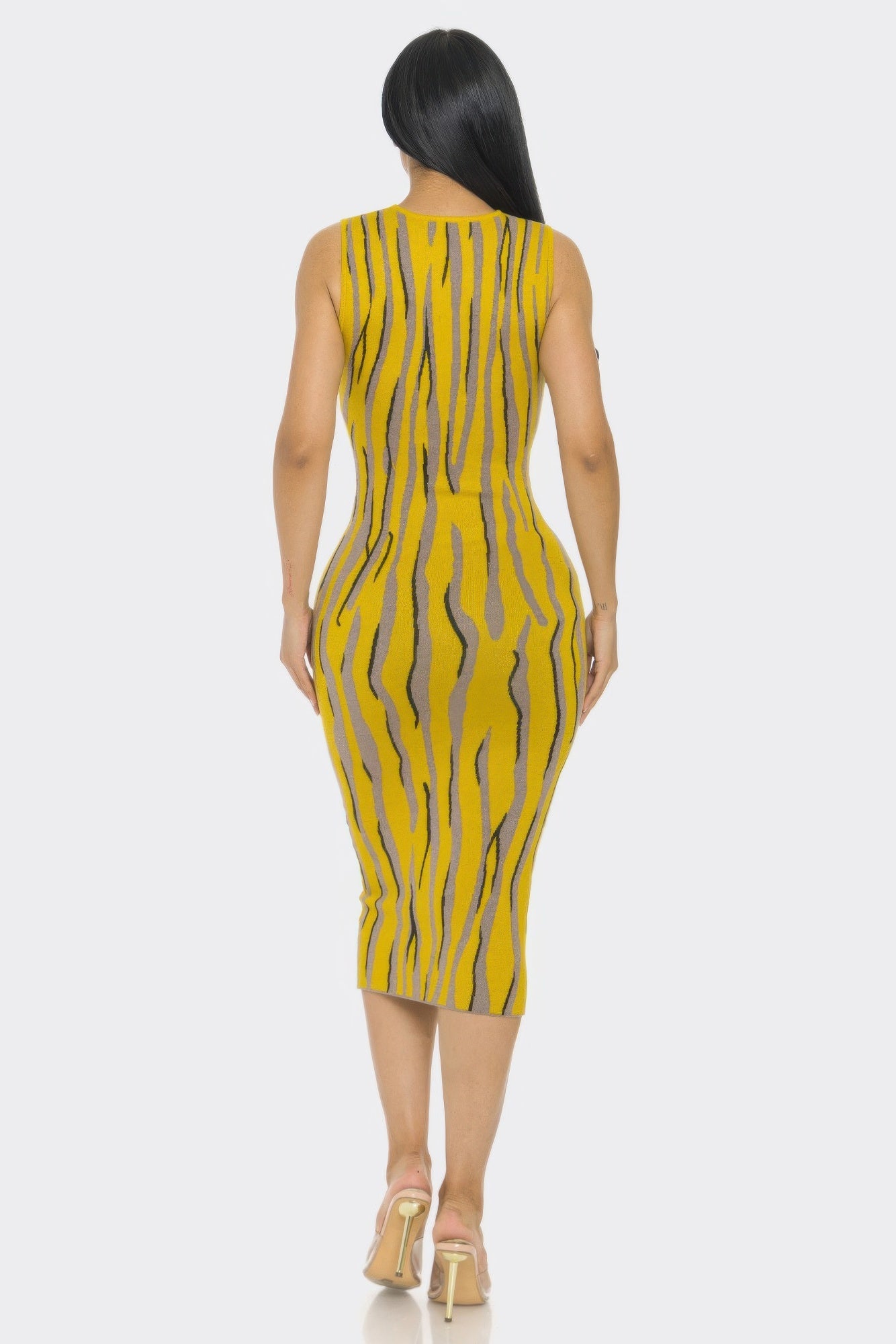 Sweater Midi Print Dress - Flip Flop Dynasty