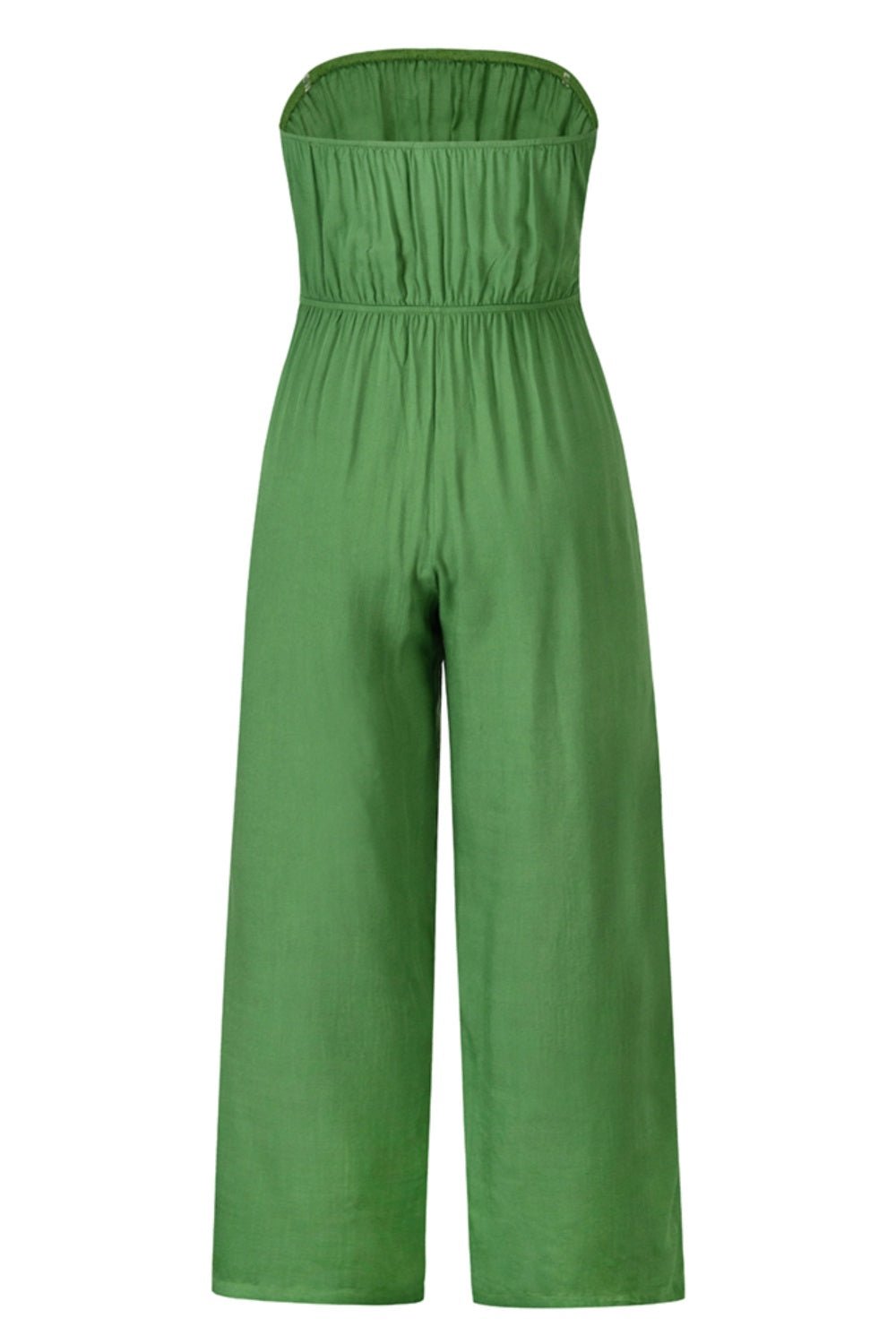 Tied Cutout Tube Wide Leg Jumpsuit - Flip Flop Dynasty