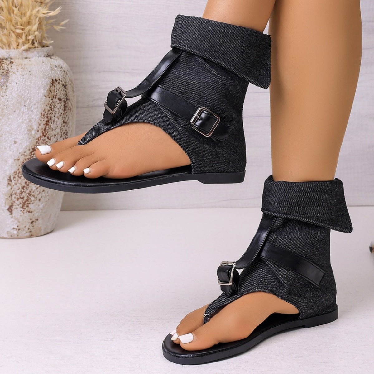 Toe Post Buckle Sandals - Flip Flop Dynasty