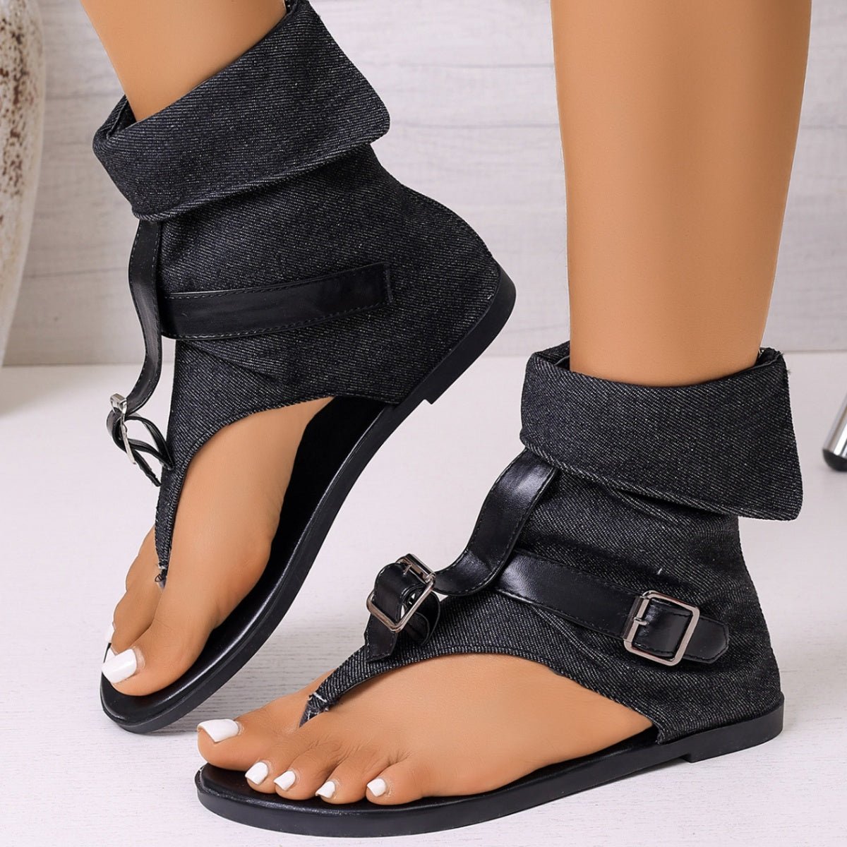 Toe Post Buckle Sandals - Flip Flop Dynasty
