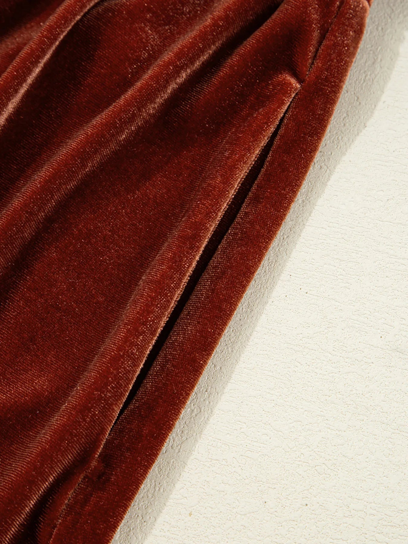 V Neck Puff Sleeve Velvet Dress - Flip Flop Dynasty