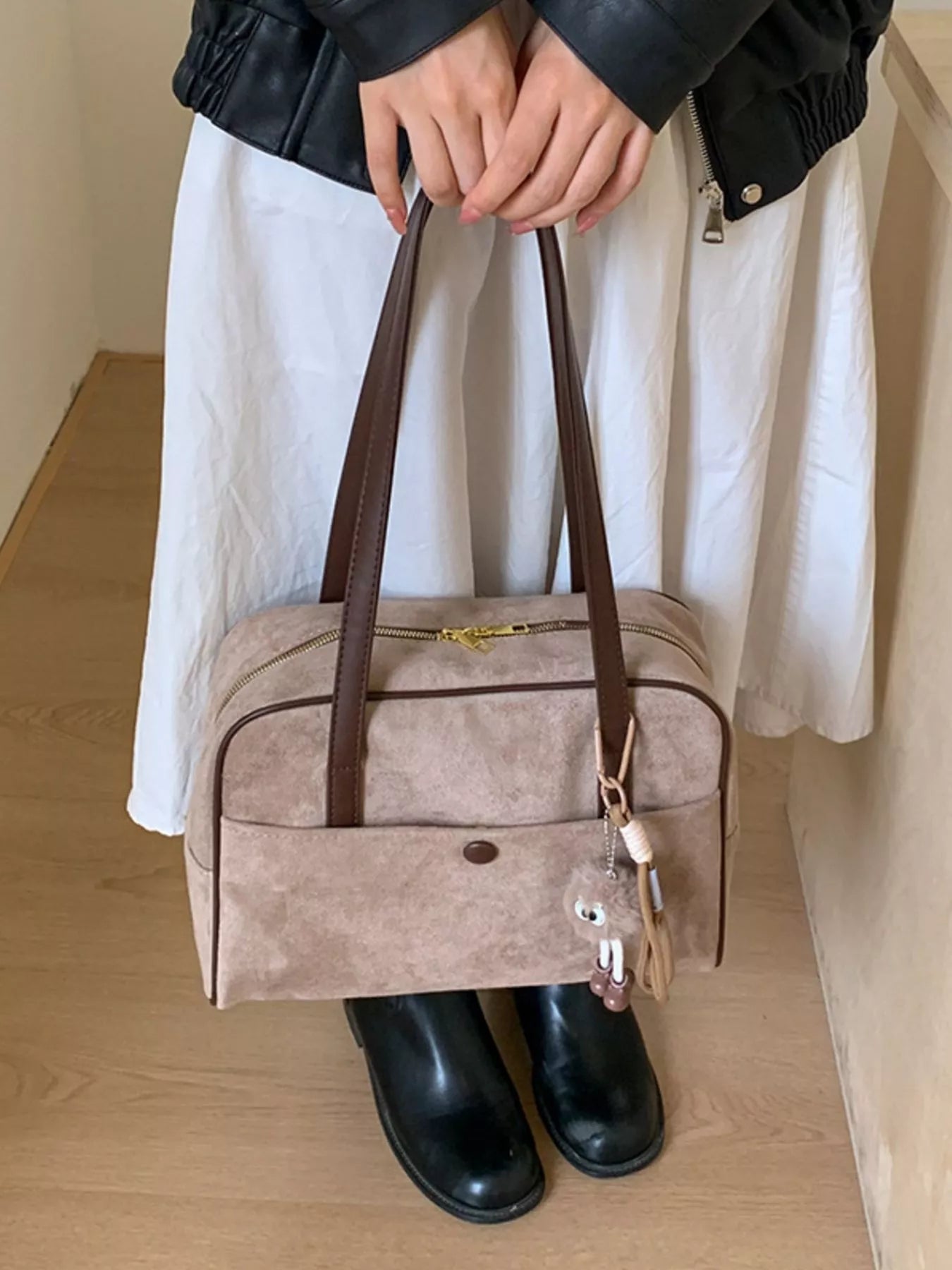 Vintage Handbag with Charm - Flip Flop Dynasty