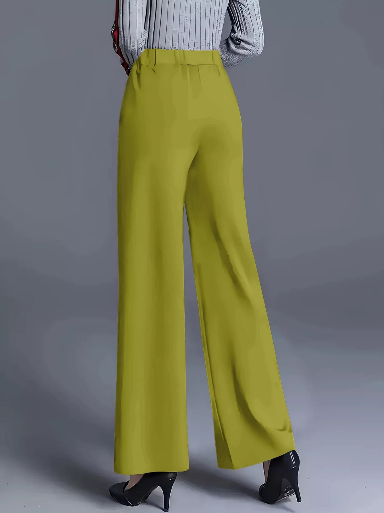 Wide Leg High Waist Pants - Flip Flop Dynasty